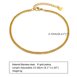 Need me hint of gold anklet