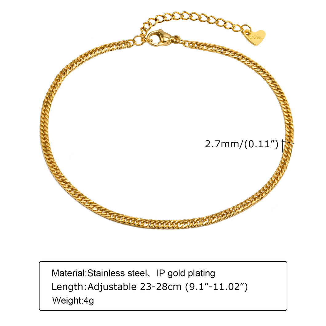 Need me hint of gold anklet